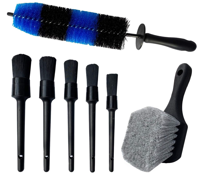 DETAILING CLEANING KIT Car Detailing Brush Wash Engines For Wheel Clean - Foto 3