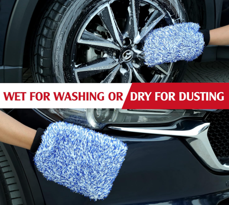 2 Pack Car Wash Mitt