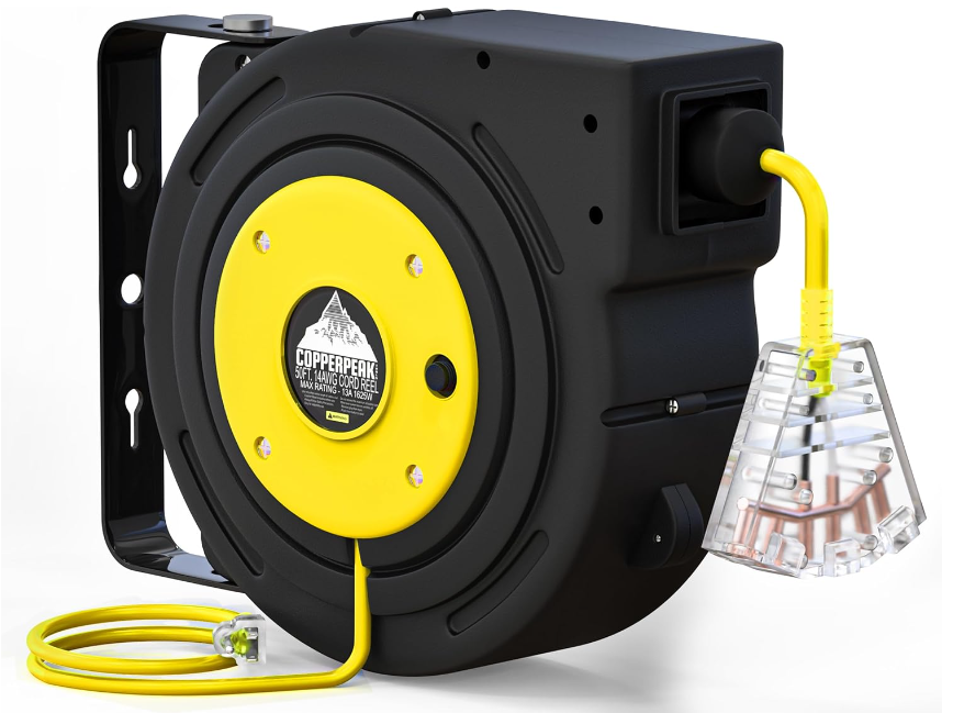 Retractable Extension Cord Reel